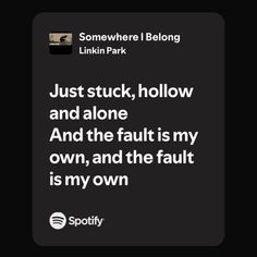 someone posted this quote on spotify