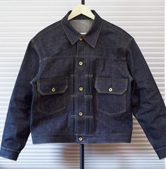 1950's style denim jacket in sizes; 38, 40, 42, 44, 46, 48. All 6 sizes are included. This is an advanced project that does not come with instructions, but I've linked to a youtube video in the pdf that demonstrates making a jacket from this pattern, it is not a tutorial. https://youtu.be/6AAeoprqwh8 The patterns have to be printed at a print shop, you cannot print it on your home printer. Further printing instructions are provided in the notes file. Vintage Denim Jacket With Snap Buttons And Relaxed Fit, Denim Jacket Sewing Pattern, Denim Jacket Pattern, Vintage Single-breasted Denim Jacket, Style Denim Jacket, Luxury Vintage Garment-washed Denim Jacket, Vintage Single-breasted Cotton Denim Jacket, Vintage Cotton Denim Jacket, Pre-washed, Jacket Pattern Sewing