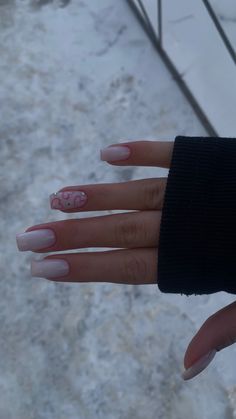 Mail Inspo Square Medium, February Nails Ideas Square, Nail Inspo For Work, Kaeli Mae Nails, Trendy Nails Ideas 2024 Winter, Valentine’s Day Nail Ideas Short, Short Straight Nails, Basic Nail Ideas Simple, Nail Inspo Diamonds