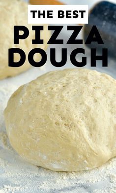 the best pizza dough is made with only two ingredients