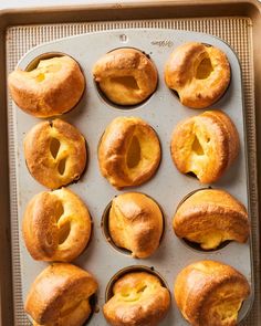 freshly baked muffins sitting on a baking tray