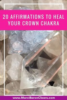 20 Affirmations To Heal Your Crown Chakra Chakra Healing Meditation, Reiki Training, Learn Reiki, Chakra Affirmations, Chakra Yoga, Chakra Healing Crystals, Seven Chakras, Life Force Energy, Healing Meditation