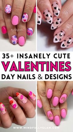 valentines day nails