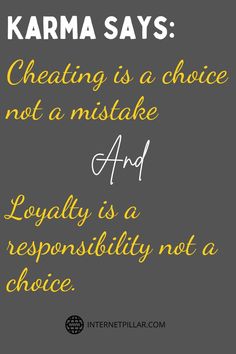 karma says creating is a choice not a mistake and legally is a responsity not a choice