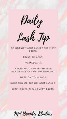 Eyelashes Tips, After Care Lash Extensions, Lash Advice, Eyelash Extension Room Ideas, Lash Care Tips, Eyelash Extension Tips, Lashes Tips, Aftercare Lash Extensions, Wash Lash Extensions