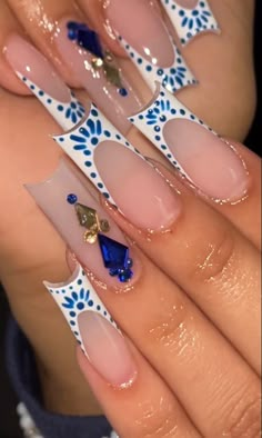 Acrylic Nail Set, Long Acrylic Nail Designs, Diy Acrylic Nails, Colored Acrylic Nails, Cute Acrylic Nail Designs, Long Acrylic Nails Coffin, Acrylic Nails Coffin Pink