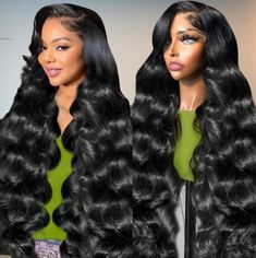 Human Hair Wig Material: 100% Unprocessed Brazilian Virgin Body Wave Lace Front Wigs Human Hair Pre Plucked With Baby Haircut From Healthy Young Female Head Directly, Natural And Healthy, Smooth And Silky Wigs Human Hair Advantage: Hd Lace Front Wigs Human Hair, 180% Density, No Smell, Soft, Bouncy, Shedding Free, Tangles Free, True To Length, Full And Thick. Can Be Dyed&Bleached, Straightened And Restyled, Can Be Side Part, Middle Part, High Ponytail& Bun, Styled As You Like Frontal Wigs Human Hair Lace Detail: 13x4 Hd Lace Front Wigs Human Hair Pre Plucked Bleach Knots, Natural Hairline With Baby Hair Around Looks More Natural, Upgrade Swiss Lace,Invisible, Soft And Breathable Suitable 40 Inch Curly Wig Hairstyles, Frontal Hairstyles Black Women, Wigs Styles For Black Women, Middle Part High Ponytail, Baby Haircut, Wigs Styles, Long Hair Waves, Body Wave Lace Front Wigs, Frontal Hair