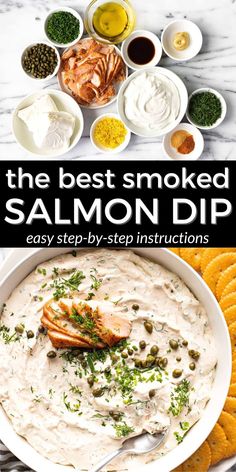 the best smoked salmon dip recipe is easy to make