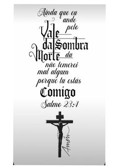 a cross with the words in spanish on it