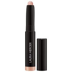 An eyeshadow stick with up to 24 hours of long wear and creamy, rich color that glides effortlessly, blends, and builds—without tugging, flaking, smudging, or creasing.Highlighted Ingredients: - Raspberry Stem Cells: Ensure a smooth application.- Hyaluronic Acid: Hydrates and primes skin.- Multidimensional Pigments: Impart lustrous, high-impact shimmer. Ingredient Callouts: Free of parabens, formaldehydes, formaldehyde-releasing agents, phthalates, mineral oil, retinyl palmitate, oxybenzone, coal tar, hydroquinone, sulfates SLS & SLES, triclocarban, triclosan, and contains less than one percent synthetic fragrance.What Else You Need to Know: The iconic Caviar Stick Eyeshadow—now in a long Laura Mercier Makeup, Laura Mercier Caviar Stick, Makeup Gift Sets, Shimmer Eyeshadow, Pigment Eyeshadow, Cream Eyeshadow, Laura Mercier, Gold Shimmer, Mineral Oil