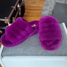 Purple Women’s Ugg Slippers. Worn But Like New. Size 6. Purple Ugg Slippers, Shoes Purple, Ugg Slippers, Womens Uggs, Ugg Shoes, Color Purple, Slippers, Like New, Size 6