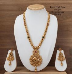 Long Gold Necklace Indian Bridal Jewellery Designs, 24 Grams Gold Necklace Designs, Long Gold Necklace Indian, Gold Haram Designs, Simple Necklace Designs, Long Gold Necklace