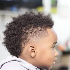 Toddler Haircut, Toddler Curly Hair, Boys Haircuts Curly Hair, Fade Mohawk, Black Baby Hairstyles, Boys Curly Haircuts, Toddler Hairstyles Boy, Black Boys Haircuts