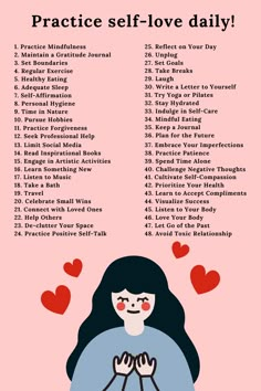 Here are 48 actionable ways to practice self-love and self-care in 2024. Learn how you can start to love and care for yourself with these simple yet powerful tips. Click for a full list. Remember to be kind to yourself and learn to love every part of you. Let this New Year be a new chapter in your life as you set goals, and reflect. Enjoy! Care For Yourself, Healthy Advice, Learning To Love Yourself, To Be Kind, Self Love Affirmations, Set Goals, Love Tips, Positive Self Affirmations