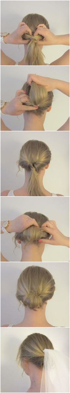 Simple classic wedding hair you can do yourself Diy Highlights Hair, Zoella Hair, Easy Chignon, Hair Product Storage, Wedding Makeup For Brunettes, Hair Growth Challenge, Hair Styles Easy, Classic Wedding Hair, Diy Wedding Hair