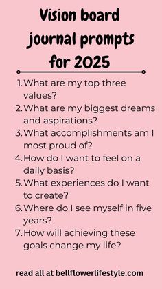 Vision board journal prompts for 2025 Personal Development Design Border, Dreams And Goals Journal Ideas, Journal 2025 Ideas, Creating Vision Boards, Vision Board Goals 2025, Paper Vision Board, Vision Board Event Ideas, Vision Book Journals