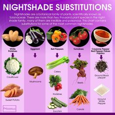 Are Nightshade Vegetables Dangerous? - DrJockers.com Gluten Free Renal Diet Recipes, Night Shades And Inflammation, Nightshade Substitutes, Night Shade Vegetables, Nightshade Foods, Lectin Foods, Gundry Diet, Lectin Free Foods, Nightshade Vegetables