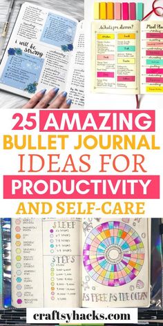 Feel more organized with a journal. Try these mini planner ideas for productivity and self-care, they're definitely worth it. #bulletjournal #journalideas Bullet Journal Mental Health, Journal Designs, To Do Planner, Organization Station, Lettering Ideas, Self Care Bullet Journal