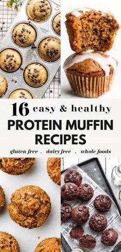 16 easy and healthy protein muffin recipes