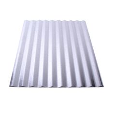 a white corrugated roof on a white background