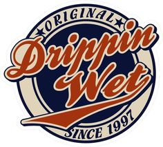 an orange and blue sticker that says, original dragin'west since 1971