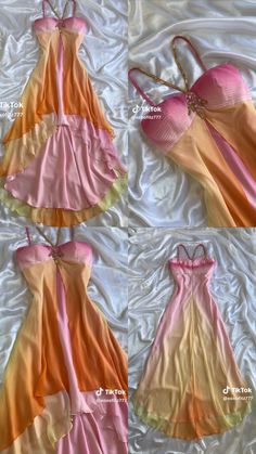 Cute Slip Dresses, Summer Dress Y2k, Summercore Outfits, Formal Beach Dress, Hoochiemama Aesthetic Outfit, Tropical Core Outfit, Anything But Clothes Party Ideas, Summer Birthday Dress, H2o Outfits