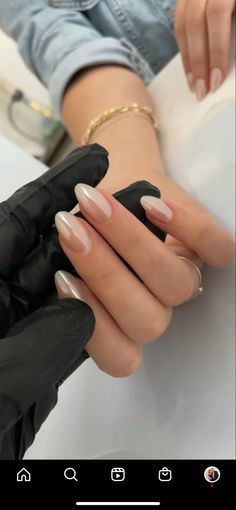 Engagement Nails, Casual Nails, Bride Nails, Neutral Nails, Nature Tattoos, Bridal Nails, Minimalist Nails, Manicure Y Pedicure, Classy Nails