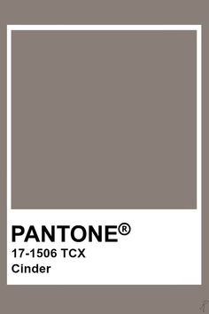 the pantone gray color is shown in this image, and it's not very dark