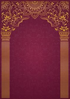 Ganpati Invitation Card, Golden Arch, Housewarming Invitation Templates, Royal Background, Digital Wedding Invitations Design, Gold Design Background, Indian Wedding Invitation Card Design, Wedding Background Images, Red Background Images