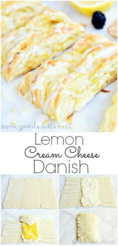 how to make lemon cream cheese danish