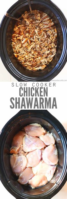 slow cooker chicken shawarama is the best way to cook it in the crock pot