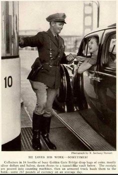 an old black and white photo of a man in uniform getting out of a car