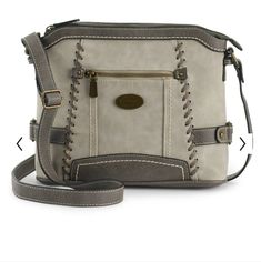 New Without Tags Concept Whipstitch Gray Bag. It Is A Beautiful Gray Color. Grey Bag, Boot Jewelry, Toddler Boy Shoes, Charcoal Black, Handbag Backpack, Online Accessories, Fashion Handbags, Belt Bag, Cross Body Handbags