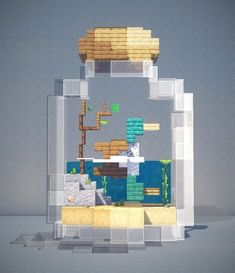 Minecraft Idea, Mine Minecraft, Minecraft Statues, Idea Aesthetic, Easy Minecraft Houses, Cool Minecraft Creations, Minecraft Server