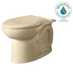 a white toilet bowl with the lid up