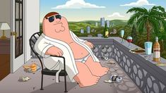 Peter Griffin relaxing Family Guy Meme, Family Guys, Family Guy Funny, Family Guy Funny Moments, Griffin Family