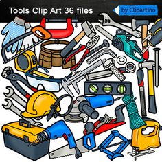 the tools clip art 3 files