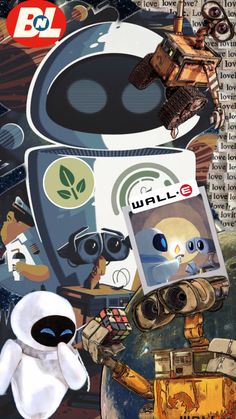 Walle Y Eva, Walle And Eva, Dr Mundo, Wall E Movie, Robot Wallpaper, Wall E Eve, Disney Iphone, Wallpaper Iphone Disney, Wall E