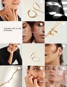 Jewelry Photoshoot Ideas Inspiration, Insta Grid Ideas, Jewelry Shoot Ideas, Publicity Ideas, Jewellery Moodboard, Jewelry Photoshoot Ideas, Insta Grid, Grid Ideas, Jewellery Advertising