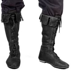 Category:Boots; Upper Materials:Faux Leather; Embellishment:Splicing; Season:Fall,Winter; Gender:Men's; Activity:Walking; Toe Shape:Round Toe; Style:Classic,Casual; Boot Shaft:Mid-Calf Boots; Outsole Materials:Rubber; Occasion:Daily,Outdoor; Closure Type:Loafer; Function:Waterproof,Comfortable; Pattern:Solid Colored; Listing Date:09/22/2023; 2024 Trends:Cowboy Boots,Medieval Boots,Renaissance Boots; Foot Length:null; Foot Width:null; Size chart date source:Provided by Supplier. Medieval Boots, Flat Riding Boots, Heel Knee High Boots, Low Heel Boots, Lace Up Flats, Mens Cowboy Boots, Knee High Leather Boots, Toe Boots, Mens Shoes Boots