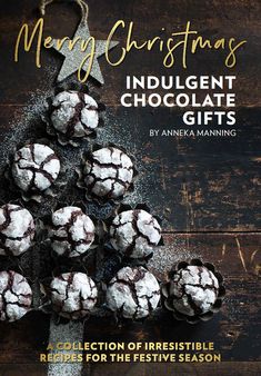 the cover of merry christmas indulgent chocolate gifts by aneena mannings