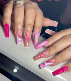 Winter Nail Art Designs, Blue Ombre Nails, Cute Simple Nails, Colored Acrylic Nails, Stiletto Nails Designs, Blush Nails, Classy Acrylic Nails