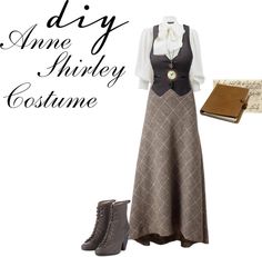 "Anne Shirley" by lizajayne on Polyvore Anne Of Green Gables Outfit Inspiration, Anne Of Green Gables Costume Diy, Anne Of Green Gables Inspired Outfits, Anne Of Green Gables Costume, Anne Of Green Gables Outfit, Dandy Look, History Bounding, Anne Shirley, Gibson Girl