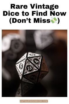 Don’t miss the opportunity to find a rare and valuable antique vintage playing dice. Learn the key signs to identify a dice worth money. From unique shapes and colors, renowned brand to perfect condition, get expert tips on how to assess the true value of old dice!