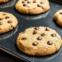 chocolate chip cookies on a baking tray ready to be baked in the oven for consumption