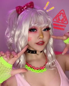 Chica Costume, Dream Cosplay, Fnaf Costume, Glamrock Chica, Creepy Cute Fashion, Baby Cosplay, Fnaf Cosplay, Fun Outfits, Blue Contacts