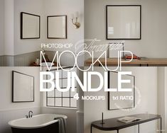 the mockup bundle includes photos, frames and other items