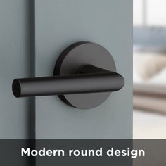 the push button release for easy unlocking is shown in this graphic above an image of a door handle