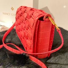 Unique, One Of A Kind! Hard To Find! Authentic Nancy Gonzales Pink Crossbody Bag. Like New! In Amazing Condition. Inside Very Clean Dimensions: (L X W X H): 10.1/2” X 6.1/2” X 1.1/2” Material: 100% Genuine Crocodile Leather. Retail Price: $3550. Bought It In Newyork Super High Waisted Jeans, Crocodile Purse, Nancy Gonzalez, Pink Crossbody Bag, Brown Tote, Crocodile Leather, Leather Leggings, Hard To Find, Belt Bag