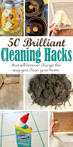 there are many different cleaning hacks that you can use to clean your house